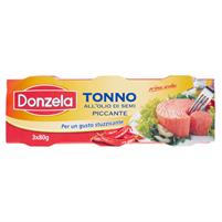 TONNO PICCANTE GR. 80X3         DONZELA